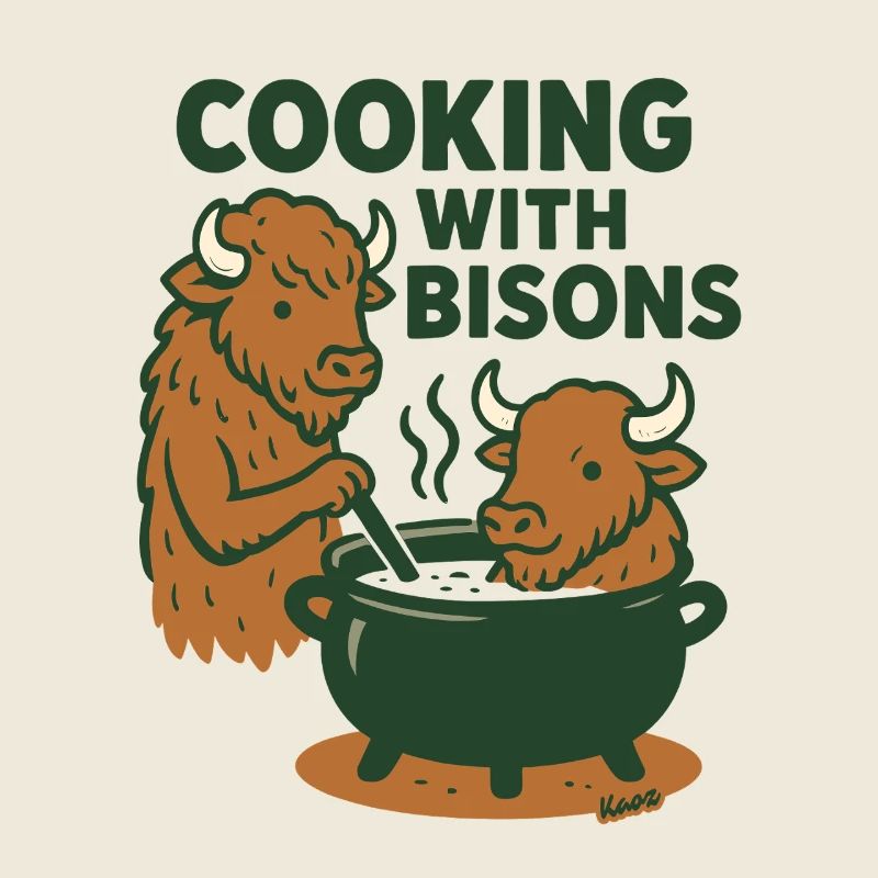 Kochen mit Bisons