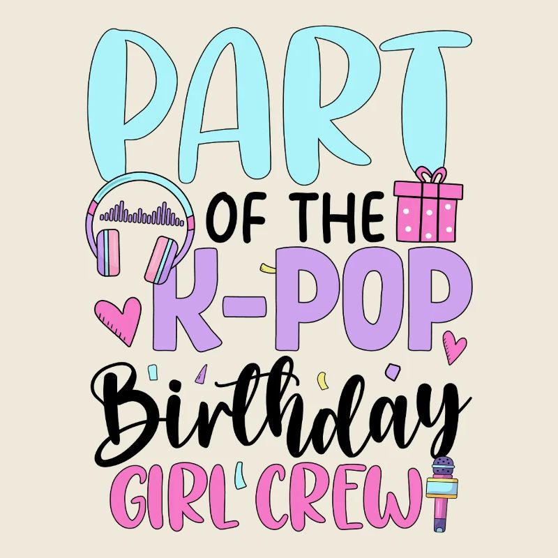 Membre de l’équipe des filles d’anniversaire de K Pop
