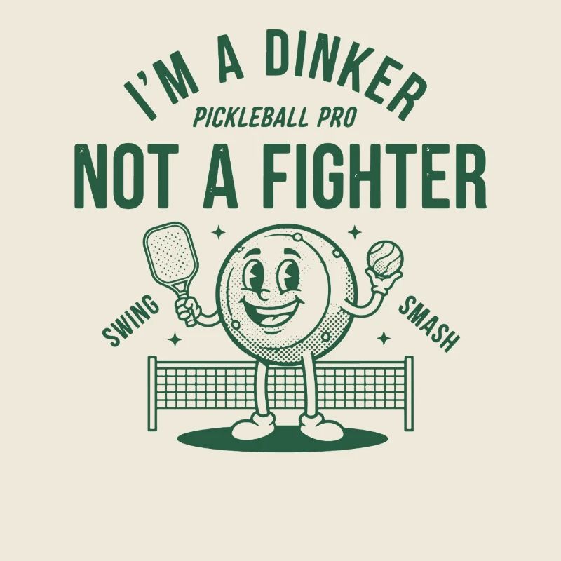 Pickleball, je suis un Dinker, pas un pro de boxe, drôle.