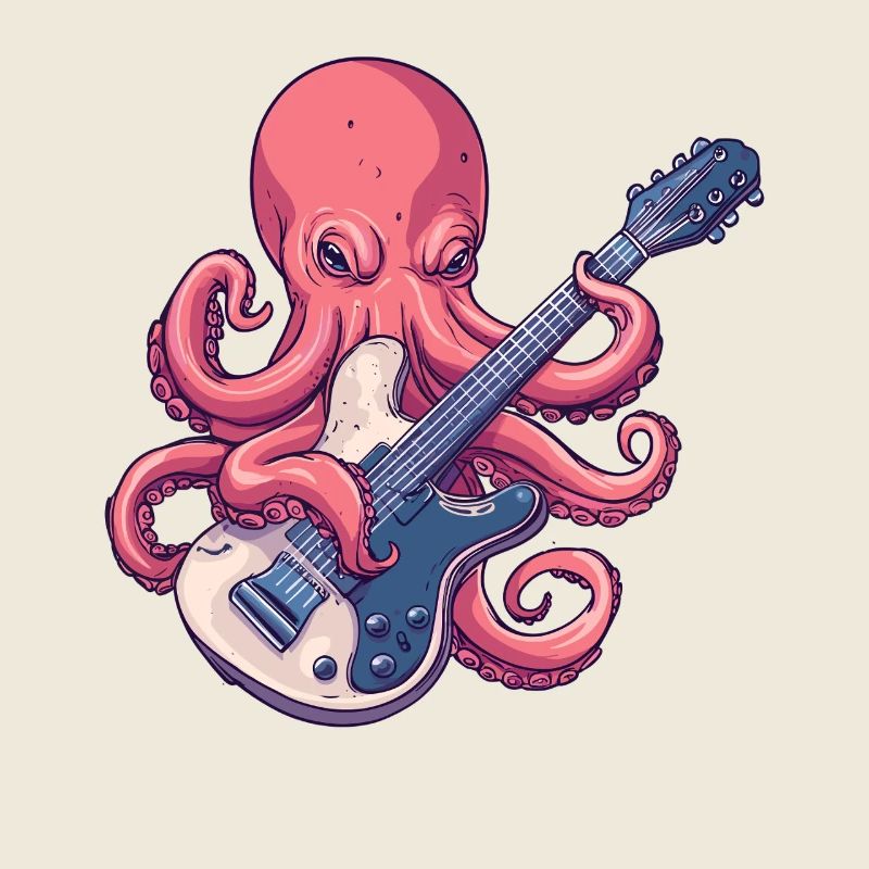 Octopus Guitar Rock