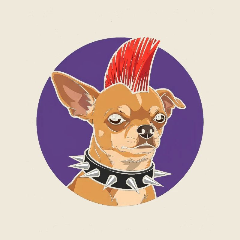 Punk Chihuahua Mohawk