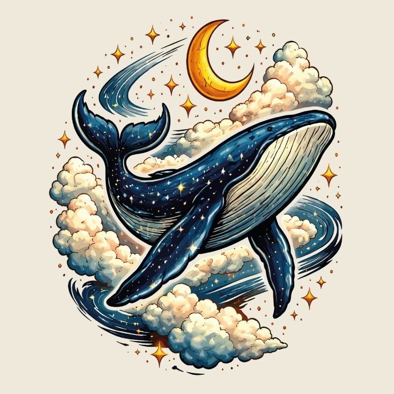 Baleine Céleste dans les Nuages