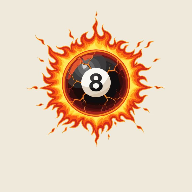 Black 8 Billiard Ball