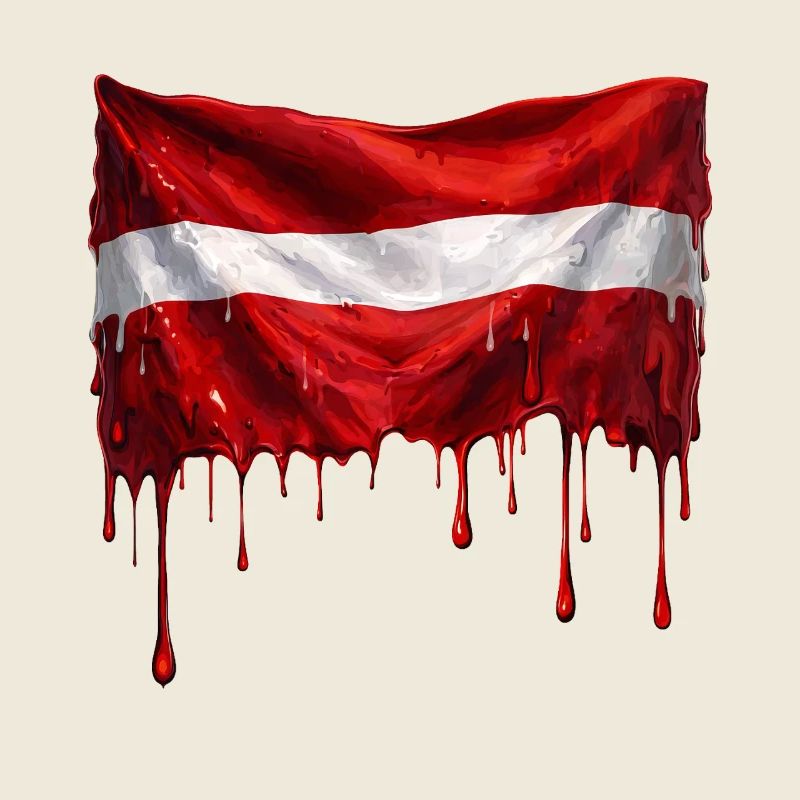 Drapeau letton couleur