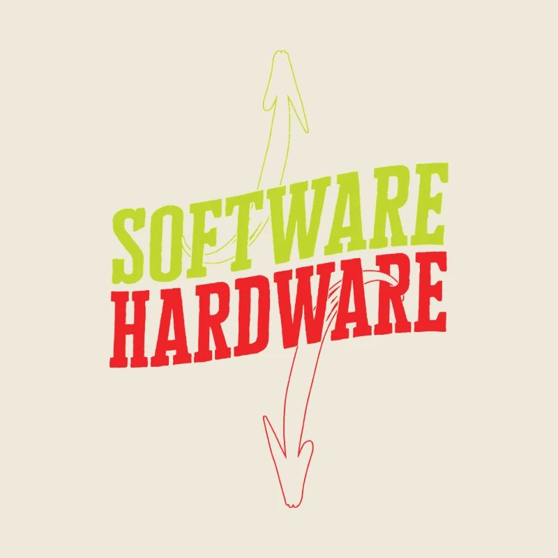 Funny IT Saying Software Hardware Word Game
