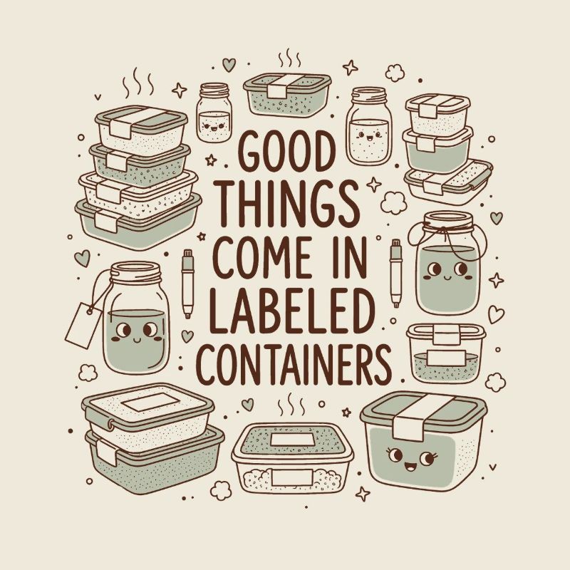 Labeled is better | Meal Prep Orga