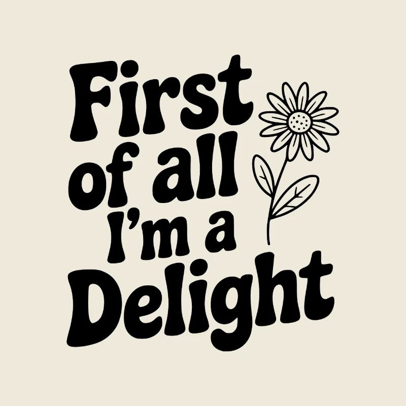 Zunächst einmal bin ich eine Freude