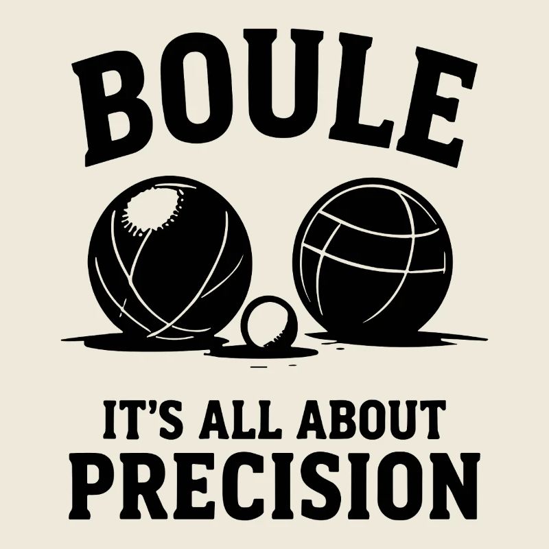 La boule de boule, c’est tout un sport de pétanque de précision