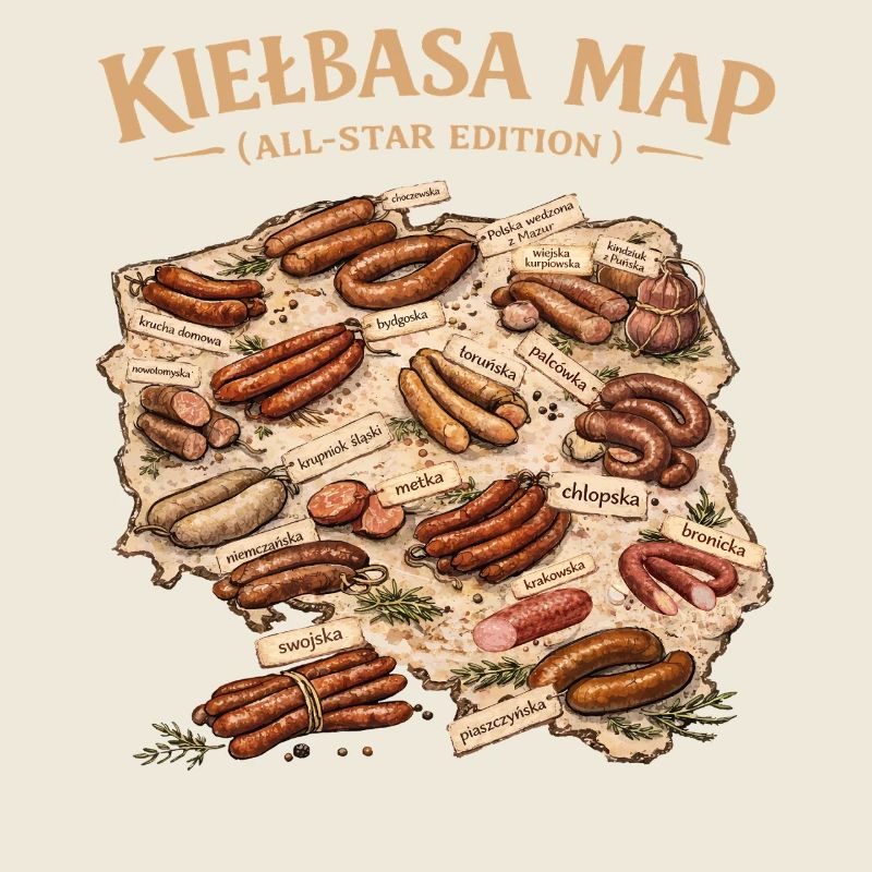 Kielbasa Map All Star Edition