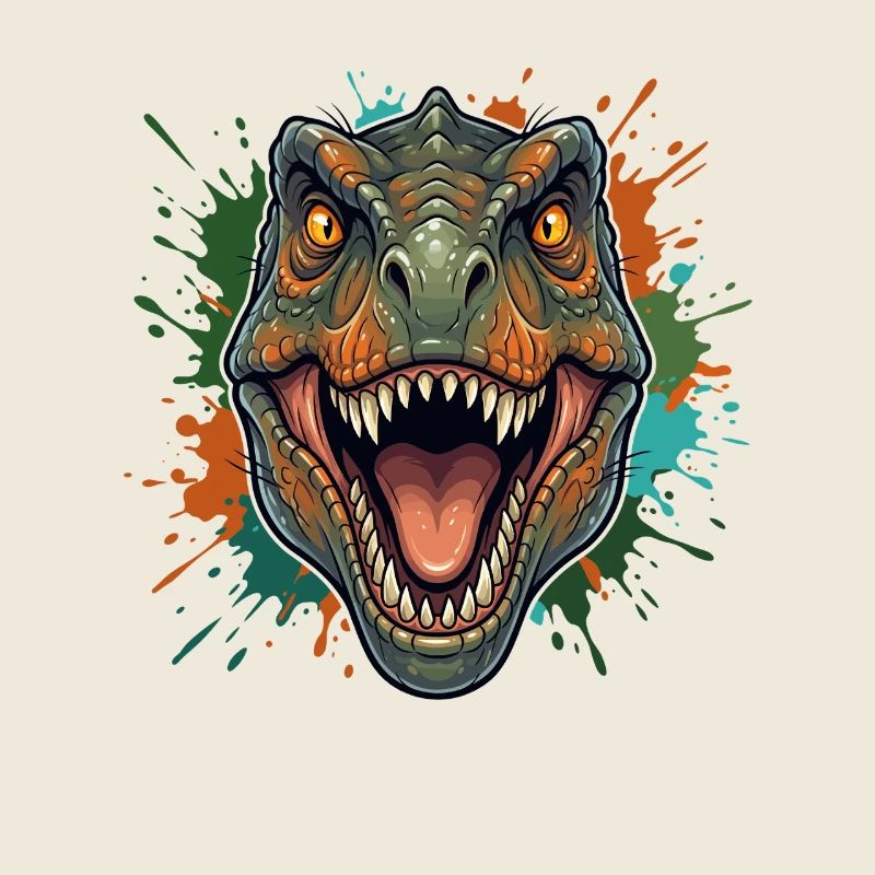 Dino-Roar: Farbenexplosion