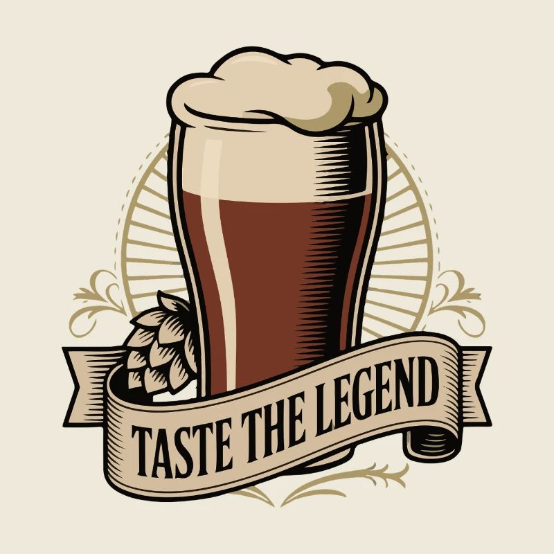 Probieren Sie das Legenden-Bier-Abzeichen