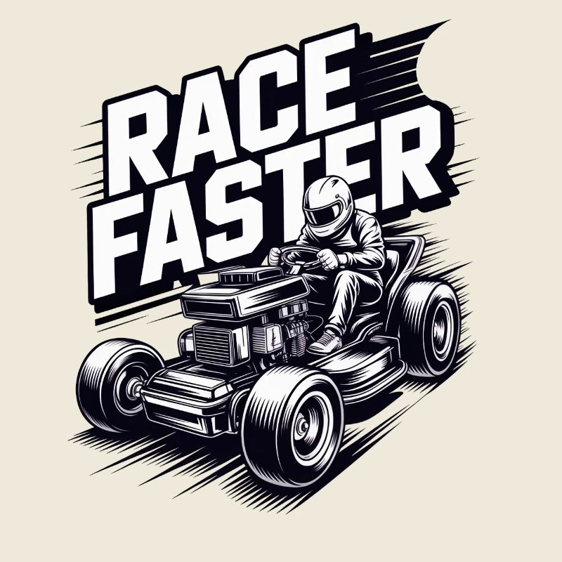 Course de tracteurs à pelouse Course de tondeuses à gazon