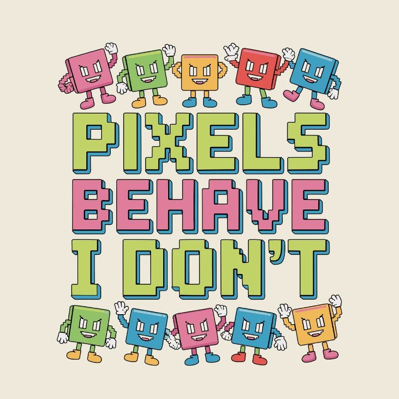 Pixel du designer de logo se comporte comme je ne suis pas designer de marque