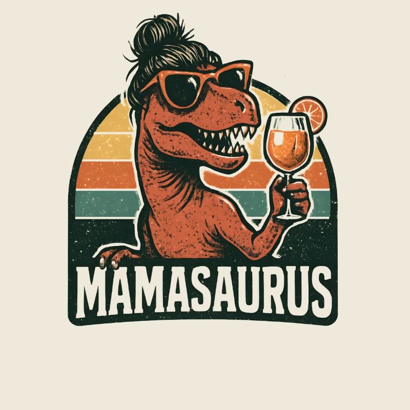 Mamasaurus Mama Mutter Geschenkidee Humor Lustig