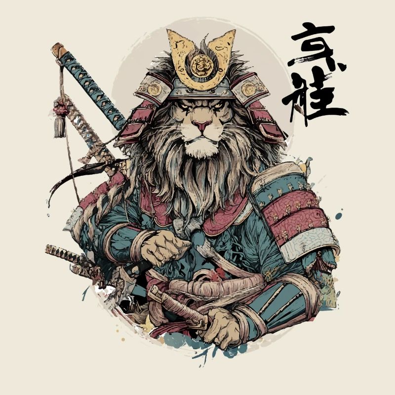 Lion Samurai Armor Warrior