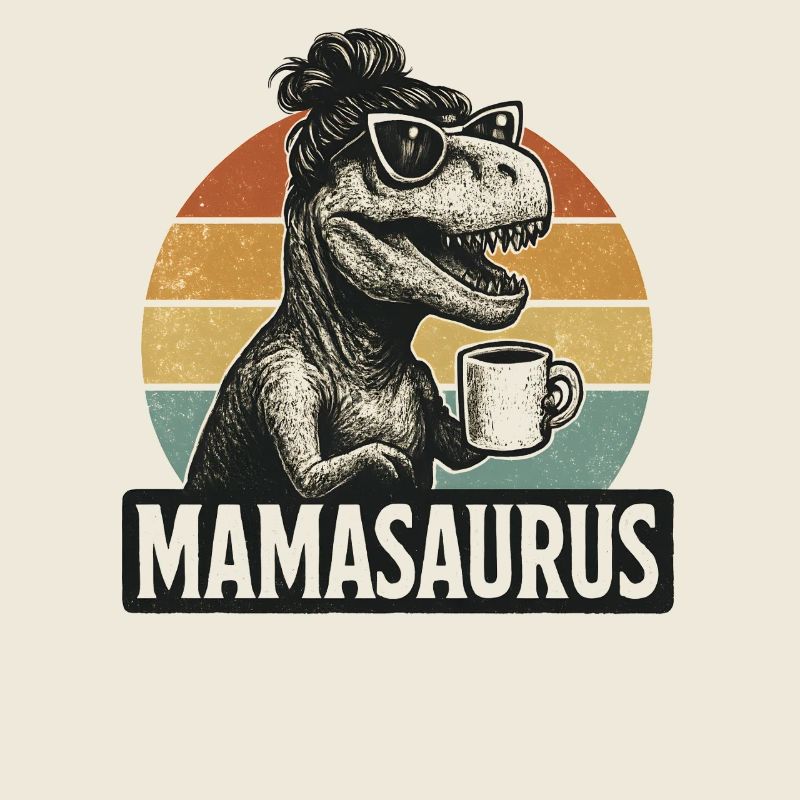 Mamasaurus Mama Mutter Geschenkidee Humor Lustig