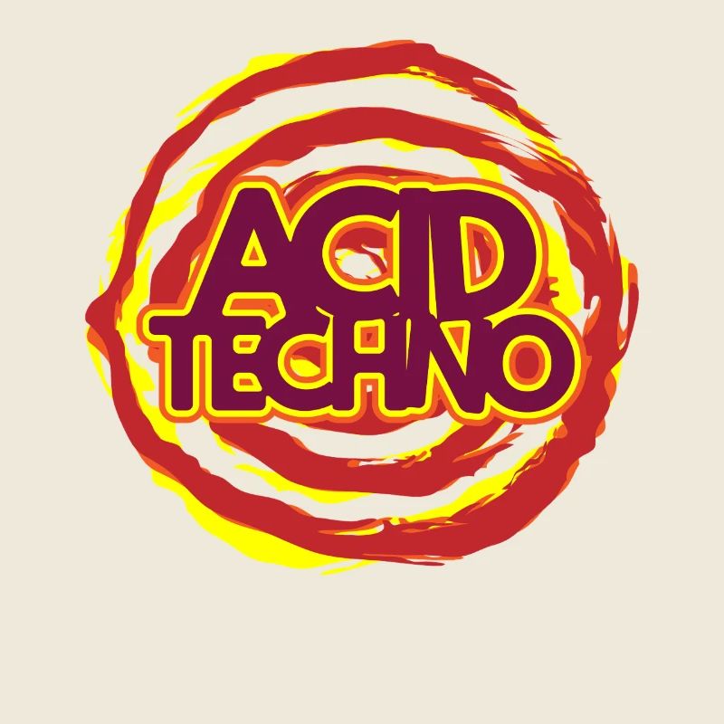 Logo néon Acid Techno
