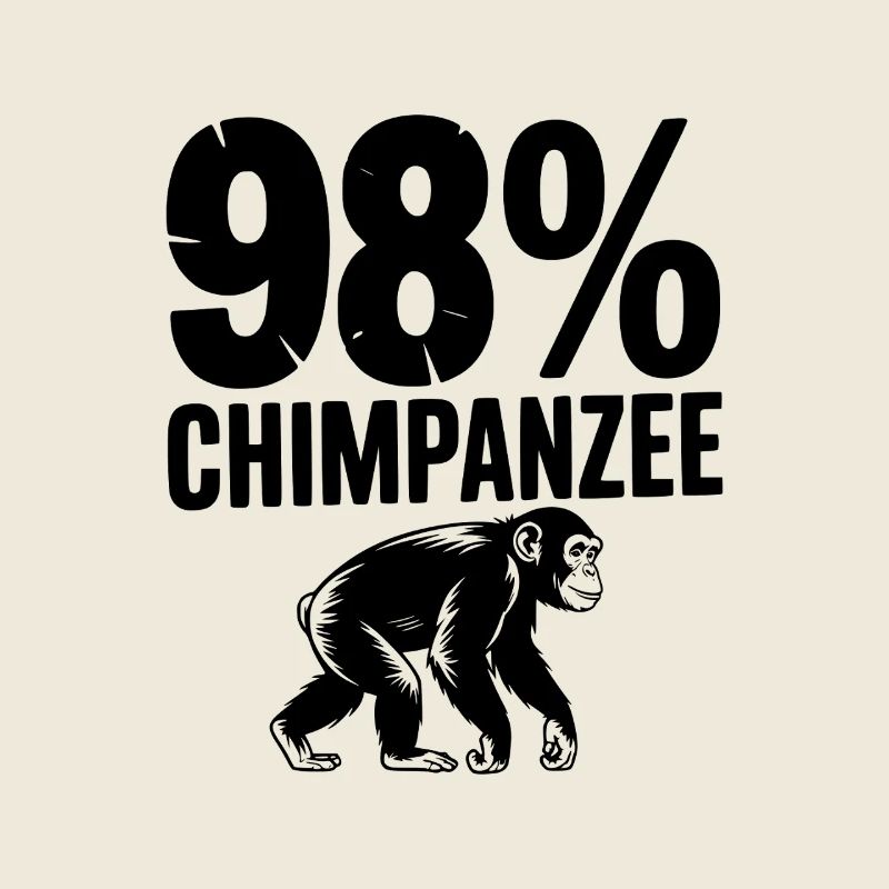 98 % Schimpansen