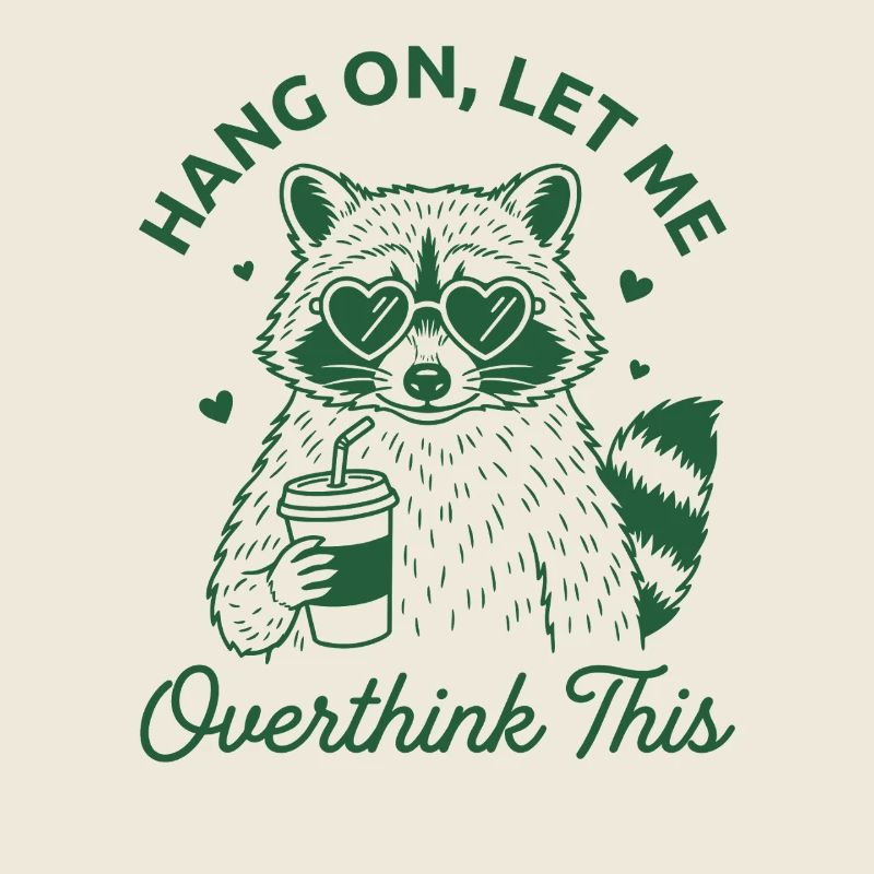 Funny Overthink Shirt Hang On Let Me Overthink