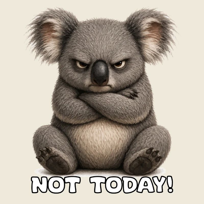 Grummeliger Koala – Not Today