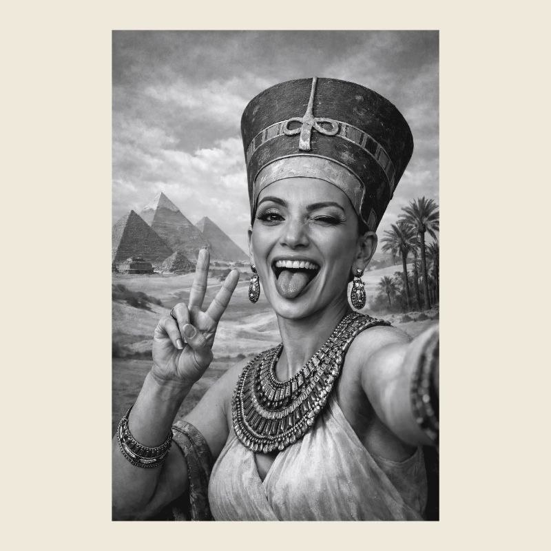Nefertiti Selfie Portrait