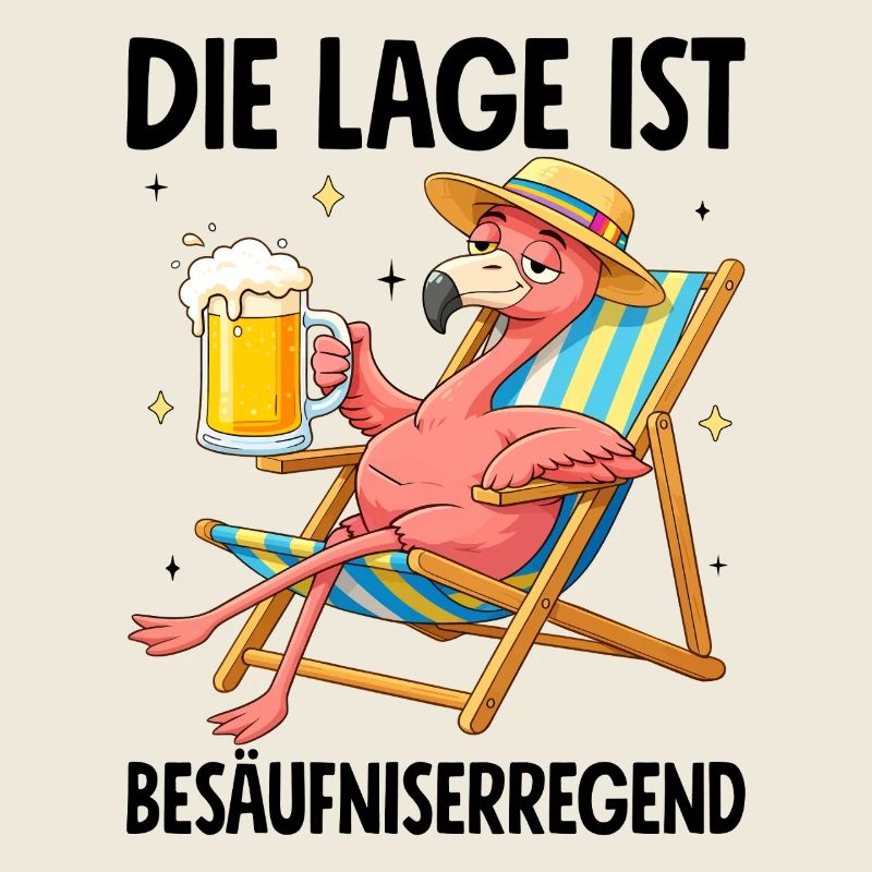 Die Lage Ist Besäufniserregend mit Flamingo