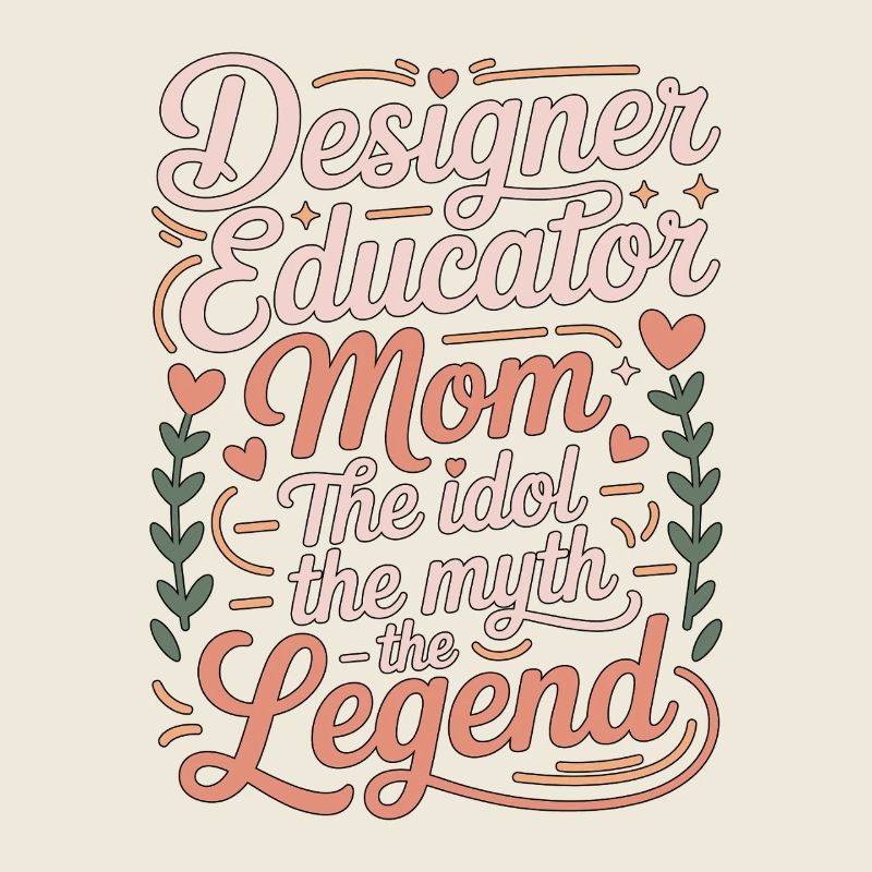 Designer Educator Mom The Idol The Visual Designer