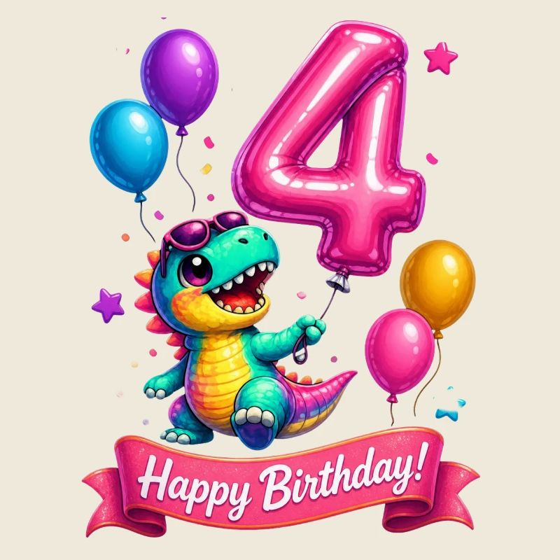 Dino 4. Geburtstag
