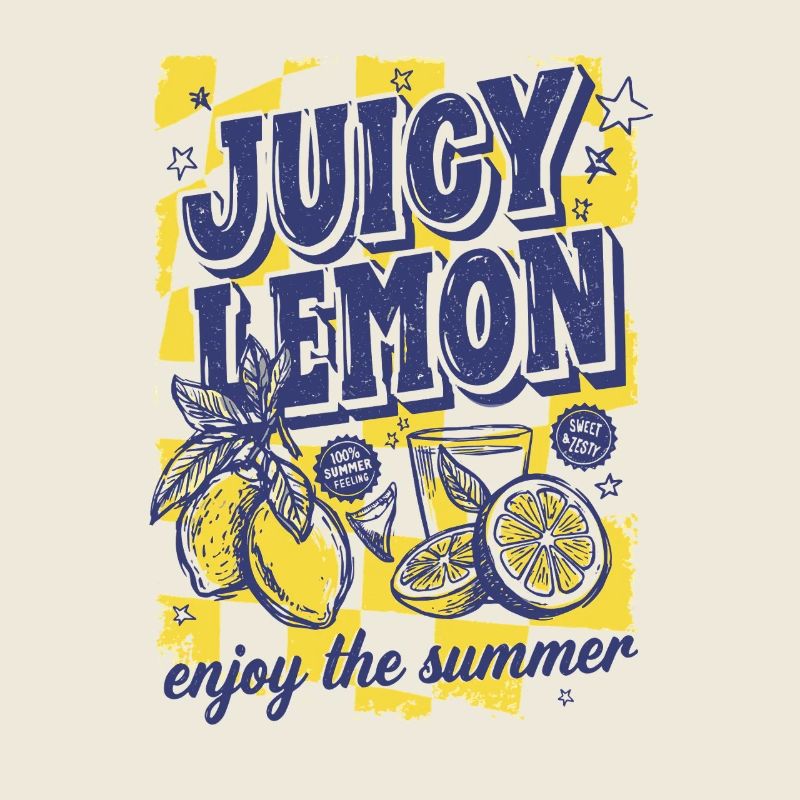 Juicy Lemon Sommer Citrus Design