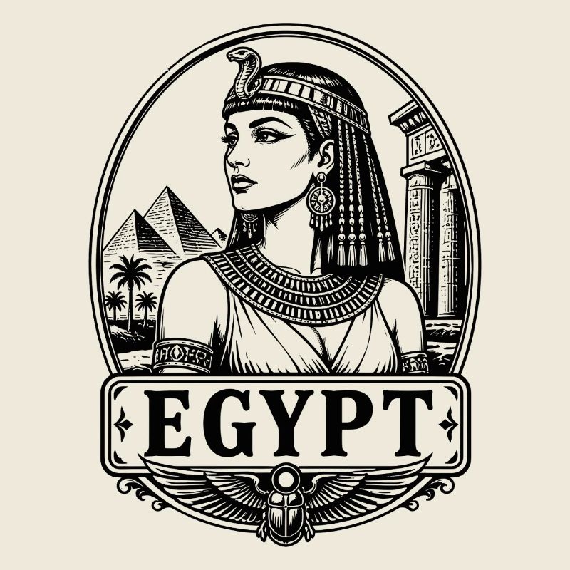 Pyramides de la reine du Nil de Cléopâtre Égypte