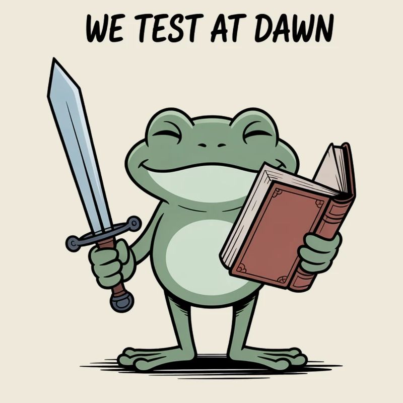 Dawn Quest Frog : Épée et Parchemin