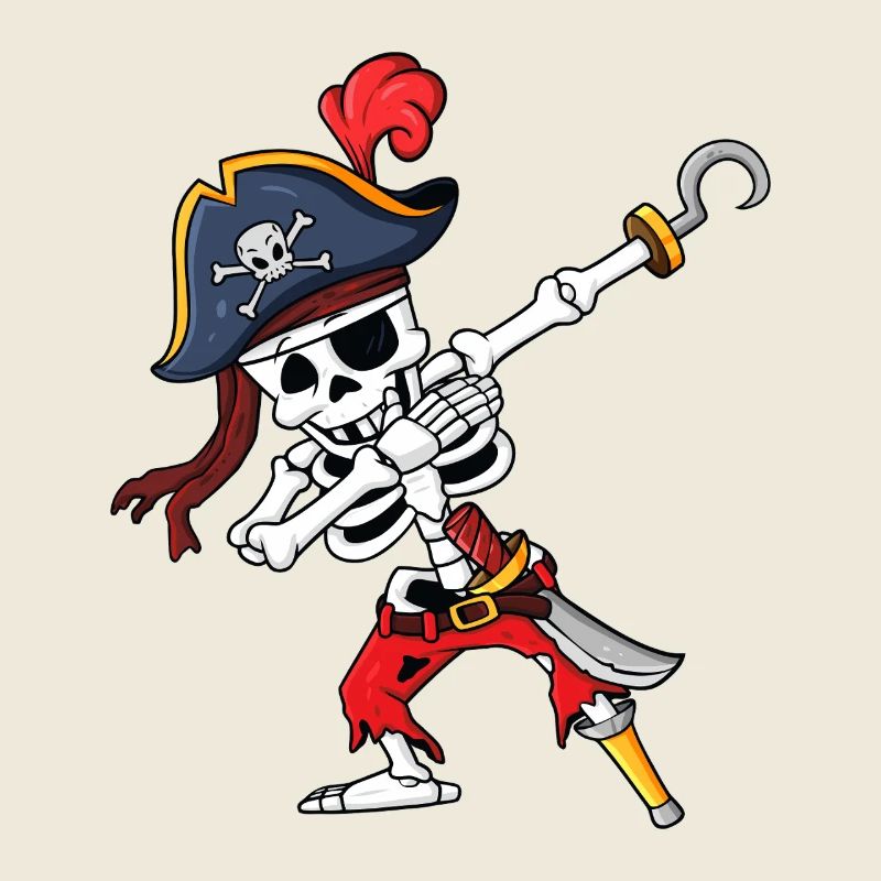 Pirate Skeleton Hook Strike