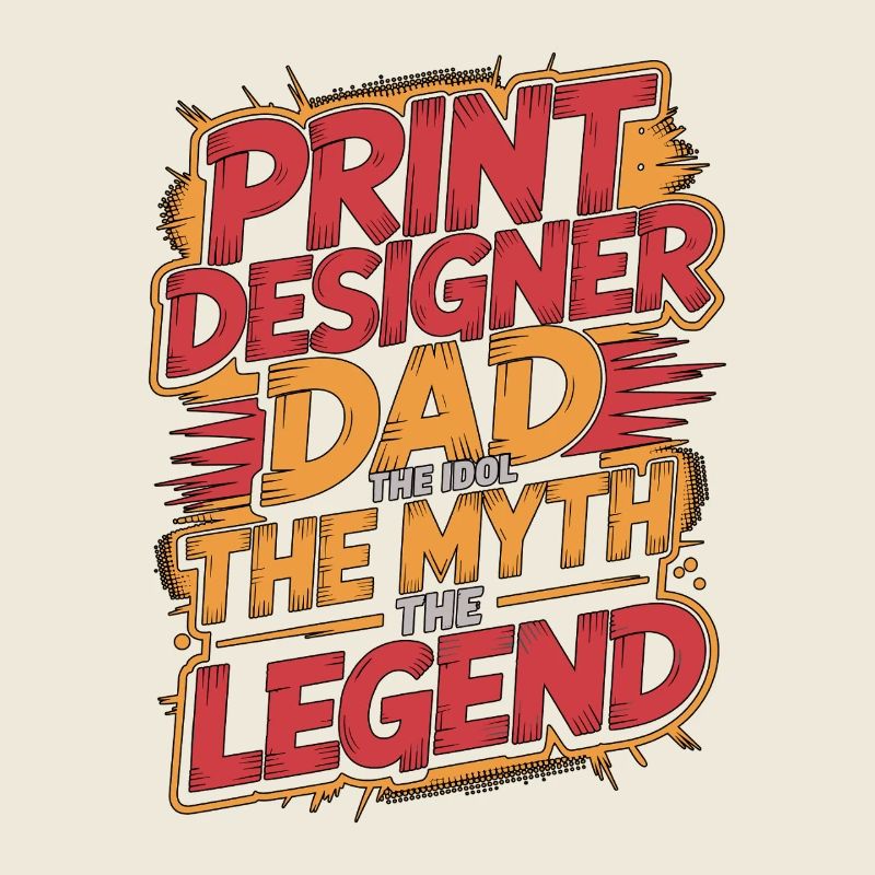 Designer d’impressions Papa L’idole Le Graphiste