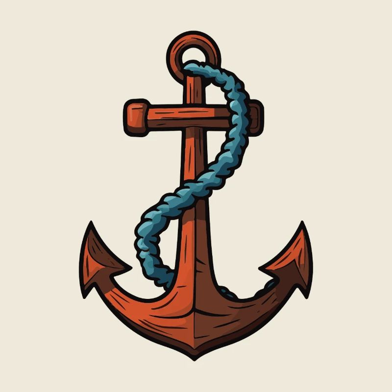 Symbole d’ancre Port