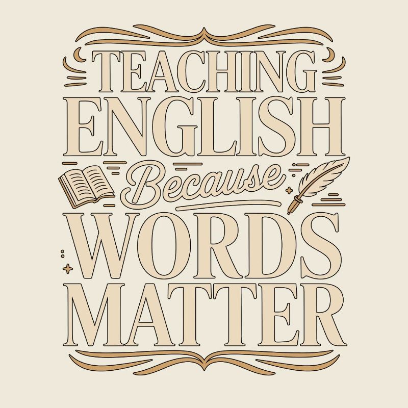 ESL Teacher Teaching English Because ESL Educator