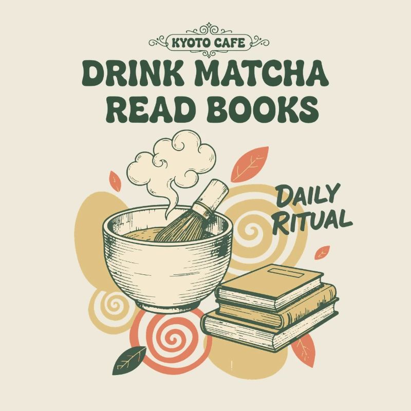 Drink Matcha Read Books Daily Ritual Kyoto Matcha