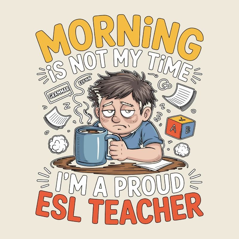 ESL Teacher Morning Is Not My Time ESL Educator
