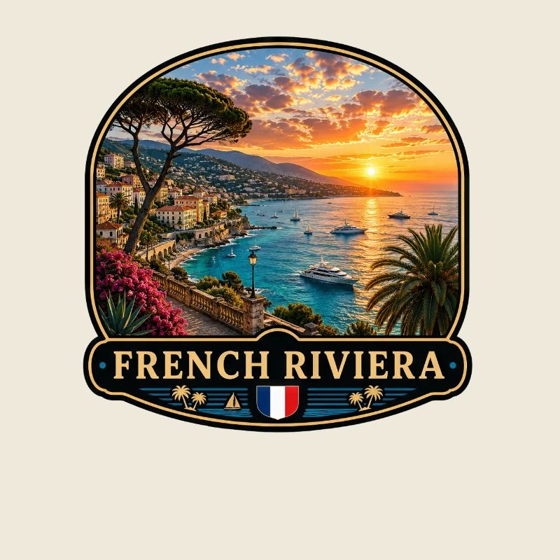 Côte d’Azur Coucher de soleil Cannes Monaco