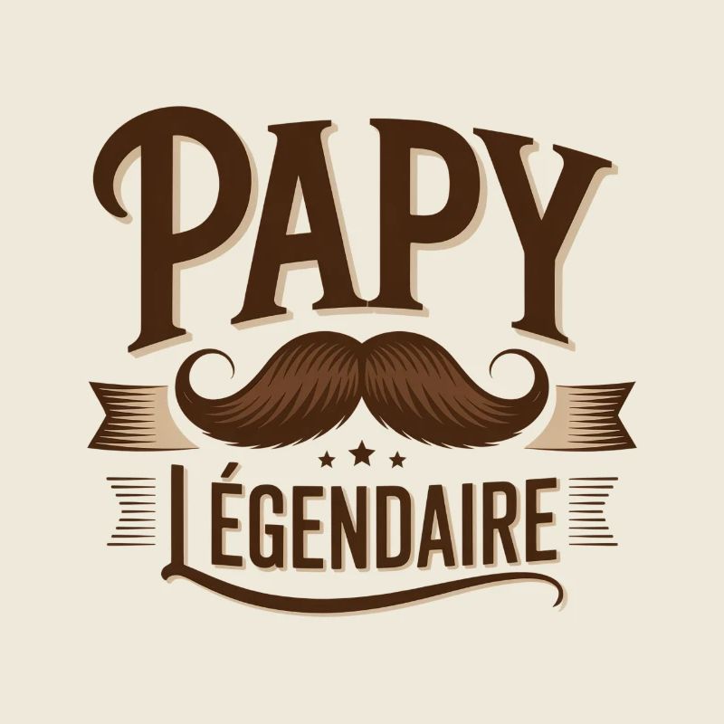 Papy Légendaire Moustache