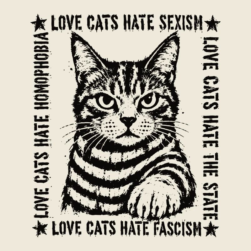 Statement Katze Love Cats Shirt