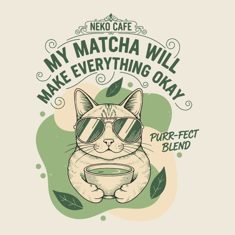 Mon matcha va tout arranger Neko Café