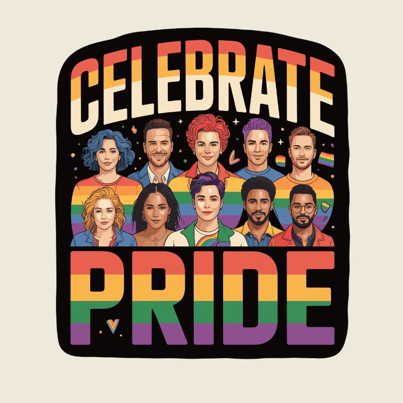 Celebrate Pride LGBTQ Rainbow