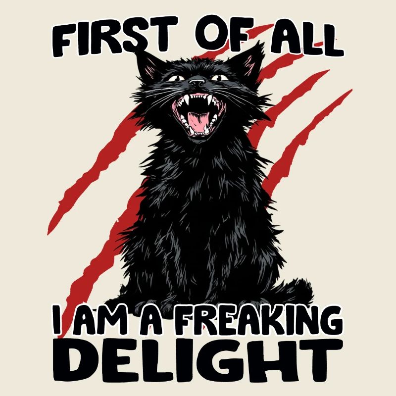 Griffe Monstre Chat Chat Noir Folies Chaos