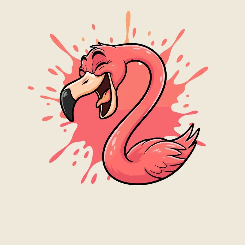 Flamingo Spritz Cartoon Pink