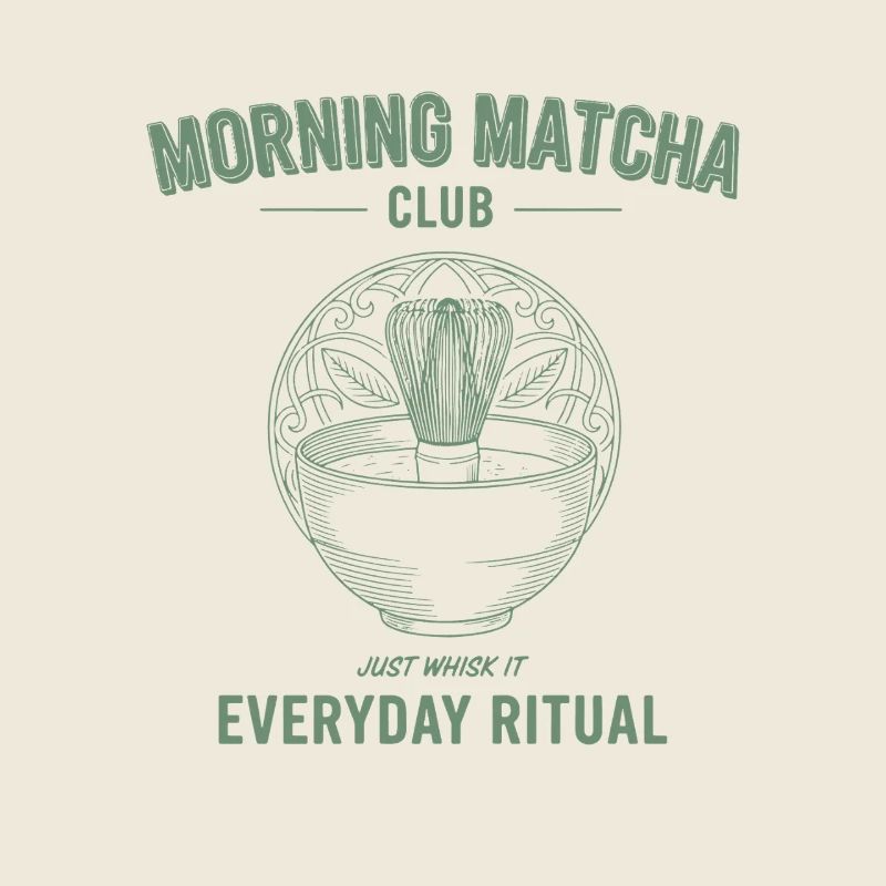 Morgens Matcha Club Alltagsritual Einfach verquirlen