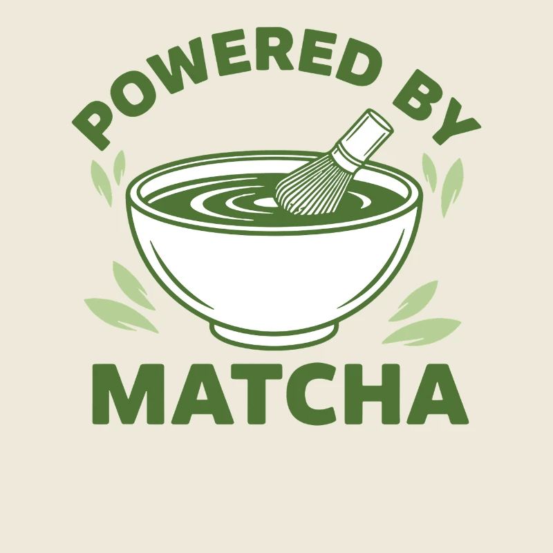 Powered By Matcha Green Tea Matcha Latte Lover