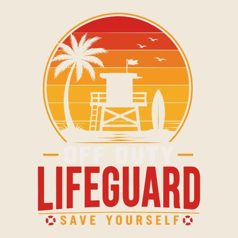 Off Duty Lifeguard Sunset