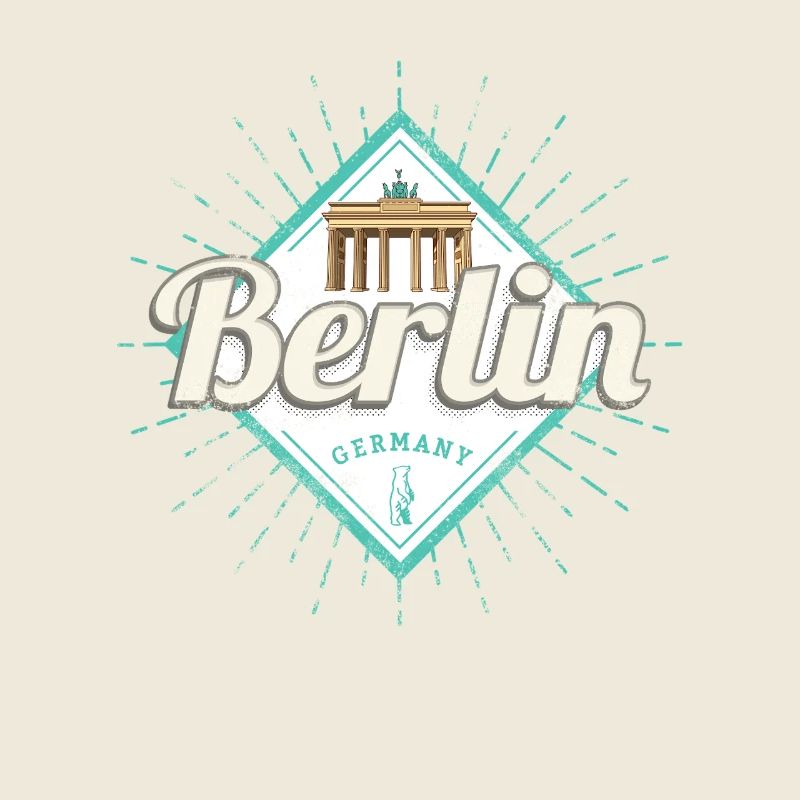 Berlin in Germany Vintage Souvenir