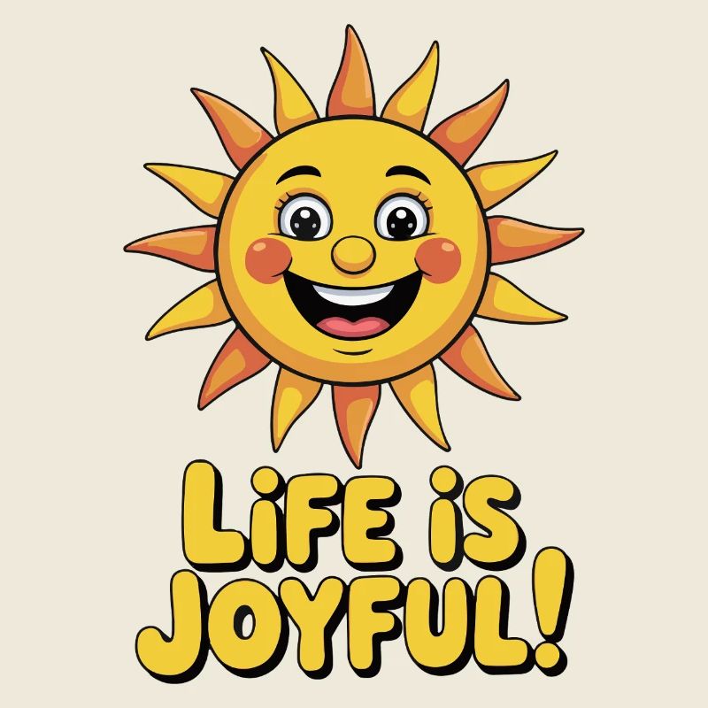 Yellow Sunny Joyful Sun Art