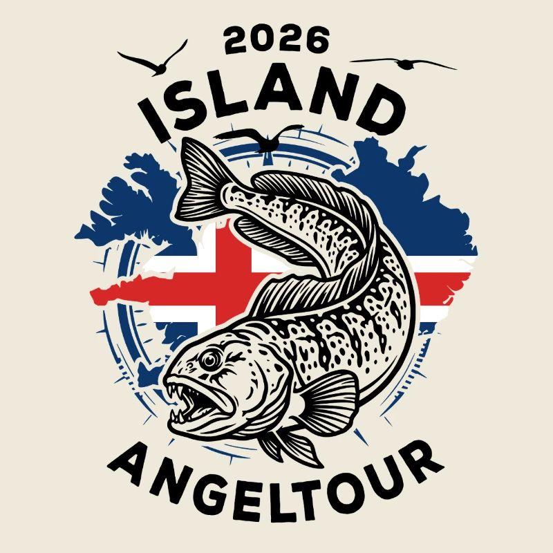 Island Angeltour 2026 Seewolf Geschenk